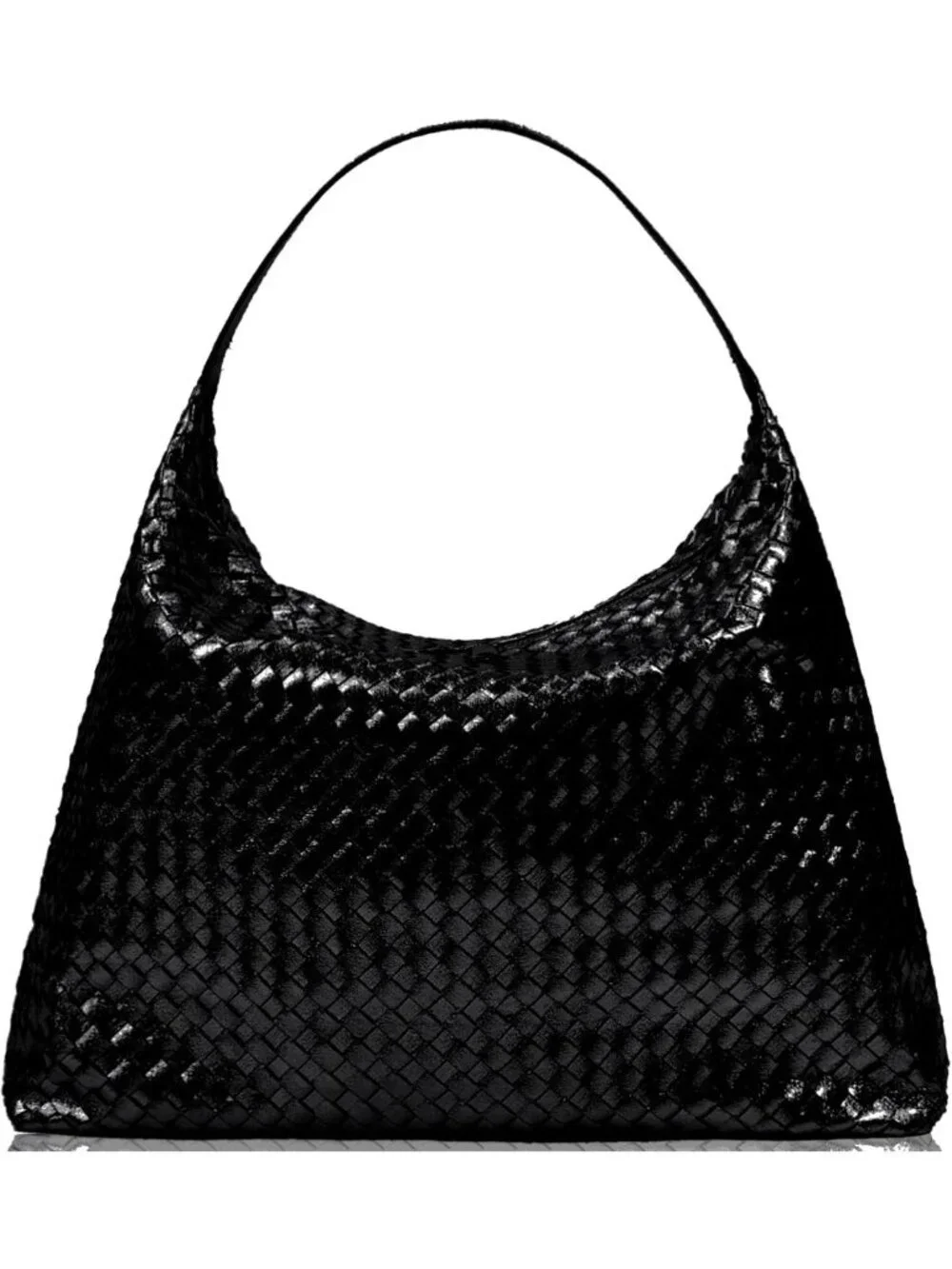 Stylish Woven Tote Bag for Women with Small Purse, Large Braided Handle Hobo